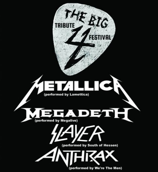 Flyer: The Big 4 Tribute Festival