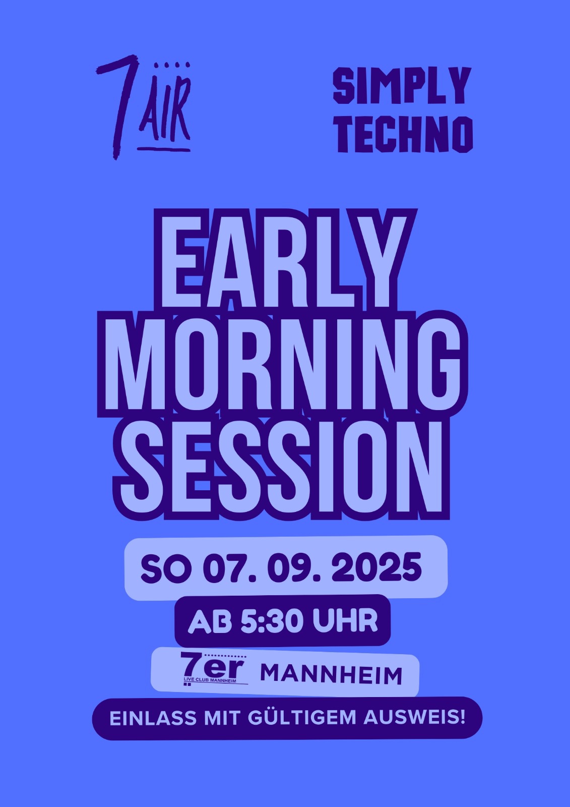 Early Morning Session - Simply Techno - Deep & DIrty