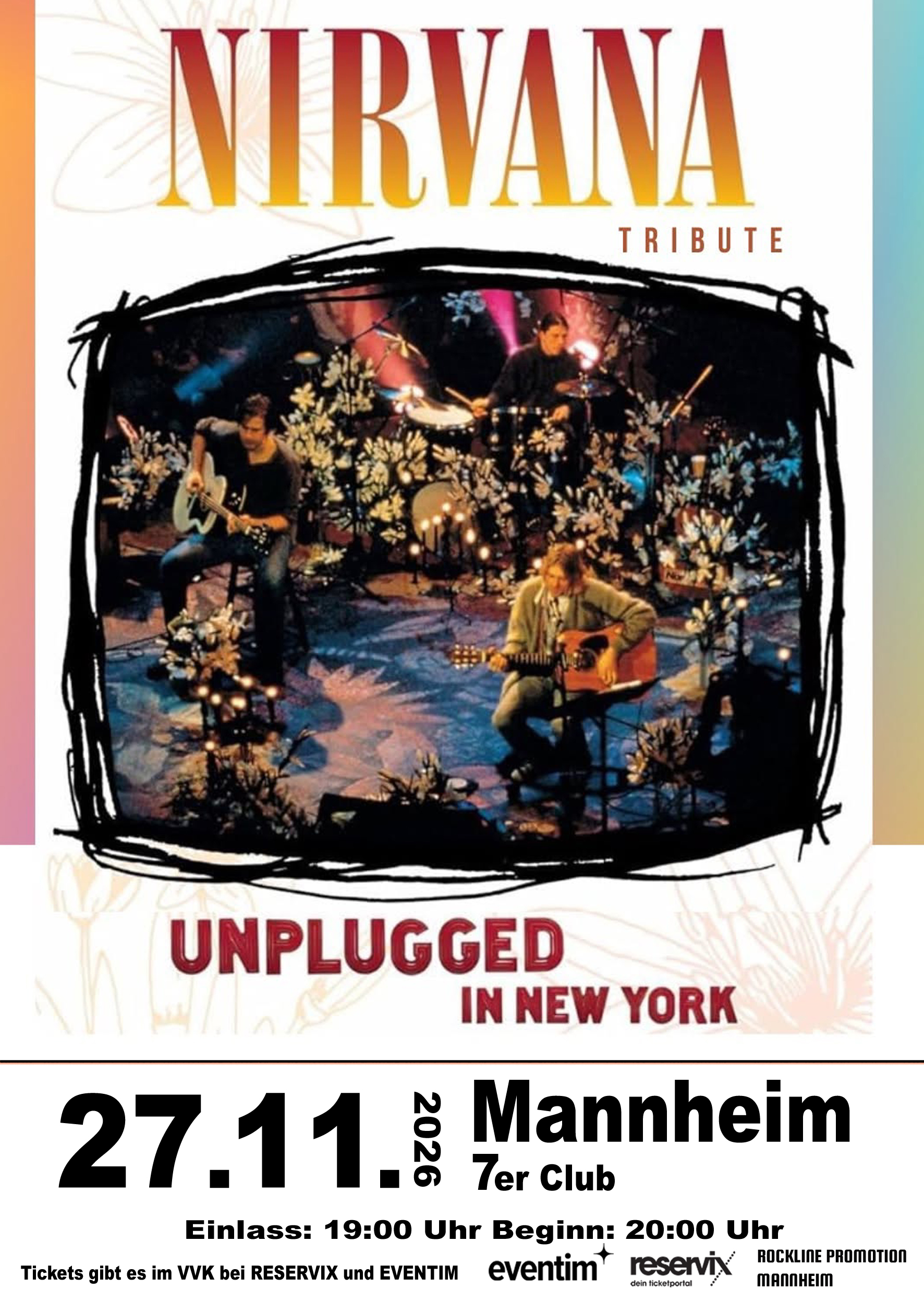 Tribute To Nirvana – MTV Unplugged Show von 1993 – 7er Club, 27.11.2026