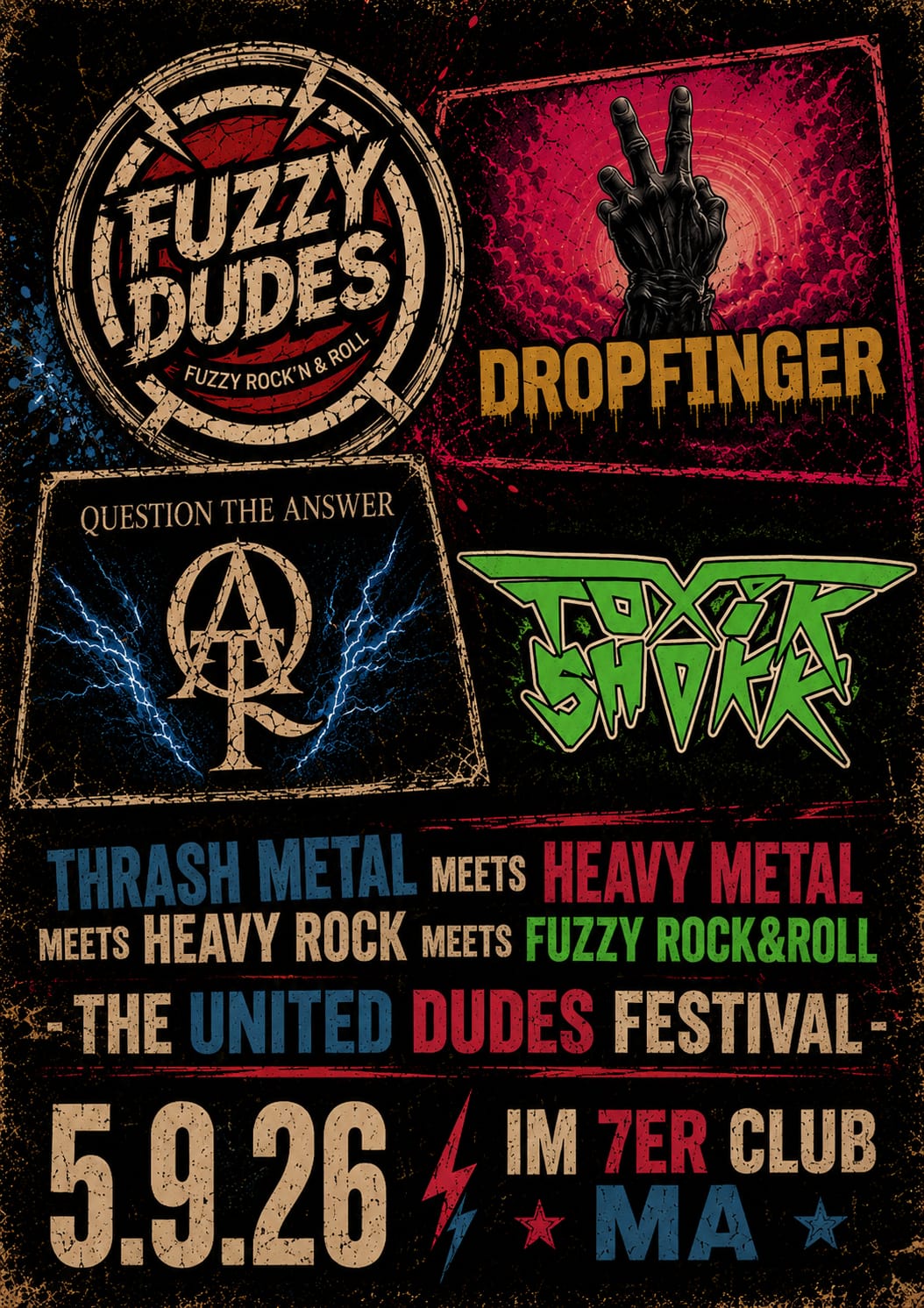 UNITED DUDES FESTIVAL – 7er Club, 05.09.2026